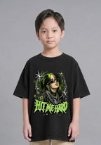 Hit Me Hard Billie Neon Green Edgy Y2K Pop Star Graphic