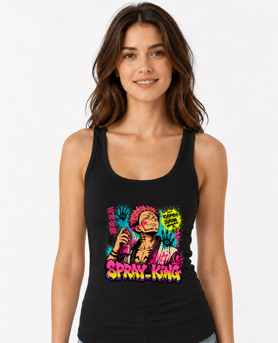 Spray King Cursed Energy Street Graffiti Anime Streetwear