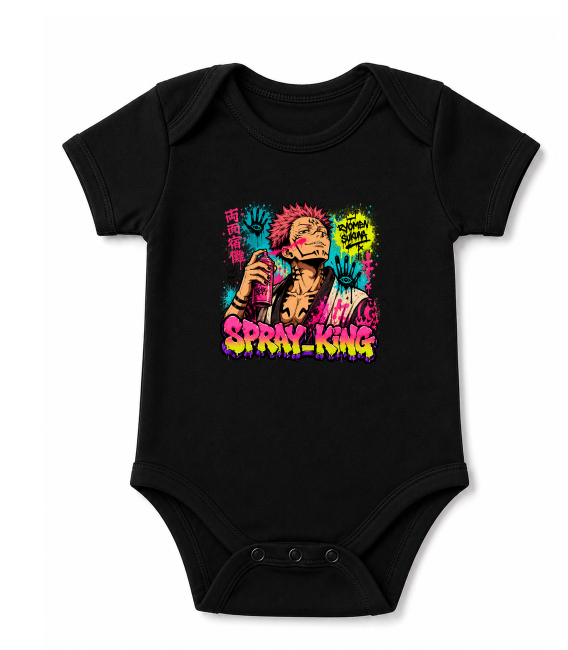 Spray King Cursed Energy Street Graffiti Anime Streetwear