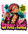Spray King Cursed Energy Street Graffiti Anime Streetwear