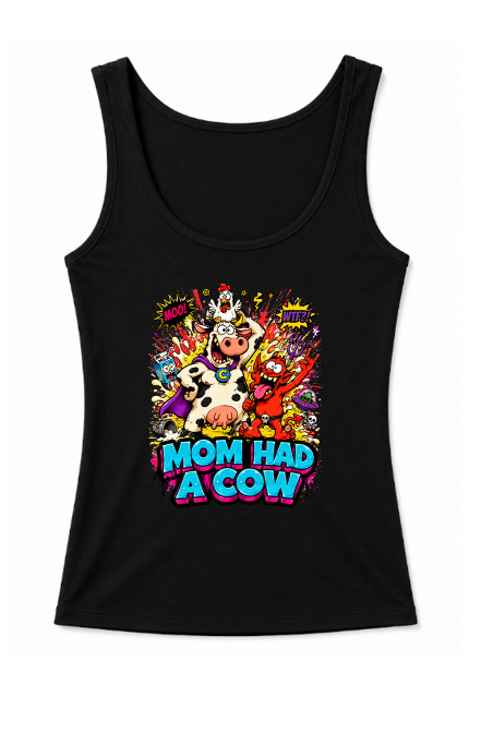 Mom Had A Cow Supercow Chicken Red Guy 90s Cartoon Parody