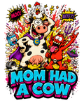 Mom Had A Cow Supercow Chicken Red Guy 90s Cartoon Parody