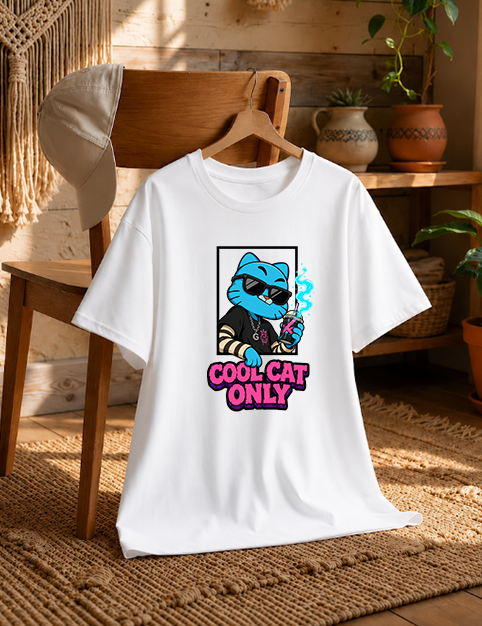 Cool Cat Only Blue Cat Streetwear Hip Hop