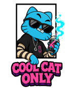 Cool Cat Only Blue Cat Streetwear Hip Hop
