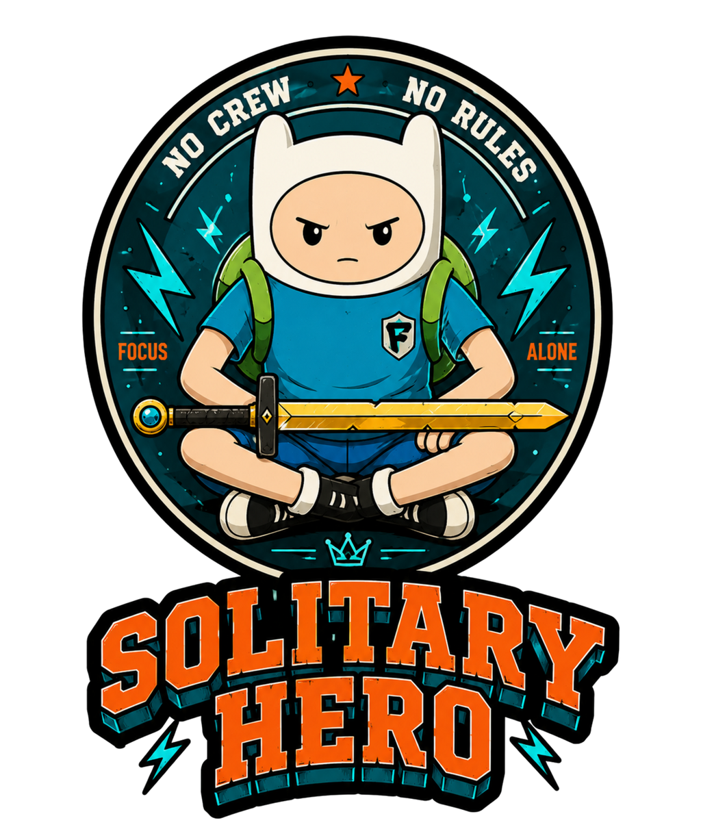 Solitary Hero Finn The Human Scarlet Golden Sword Adventure Retro