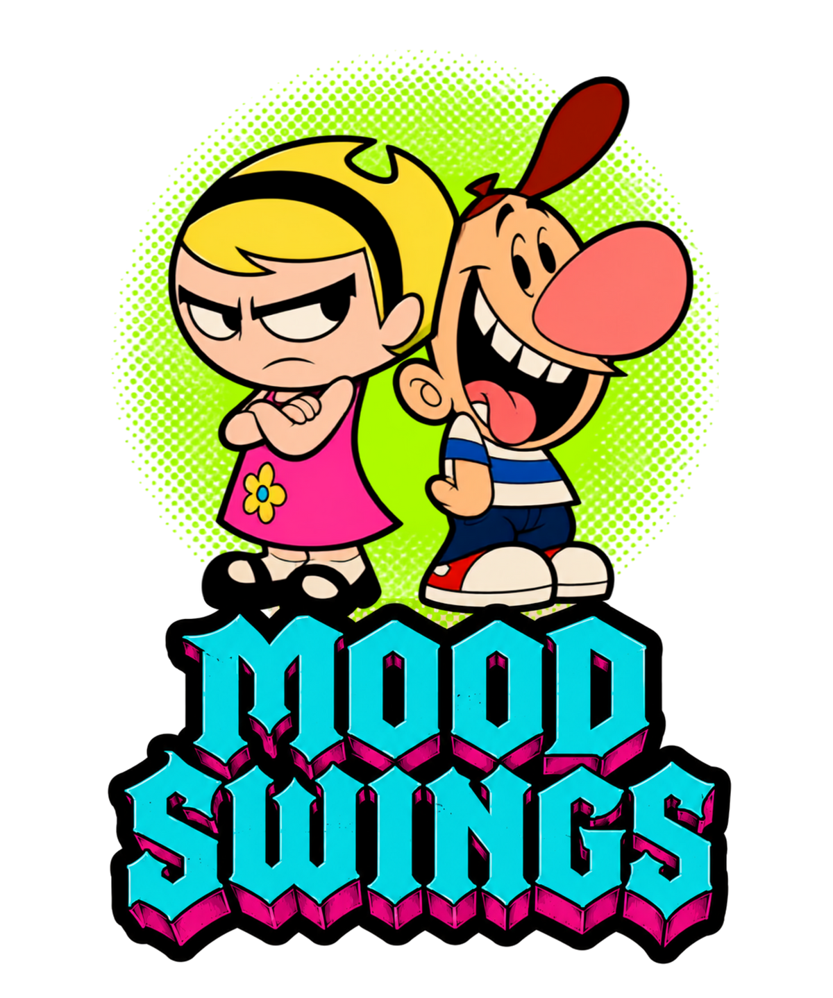 Mood Swings Billy and Mandy Grim Adventures Retro 2000s Cartoon