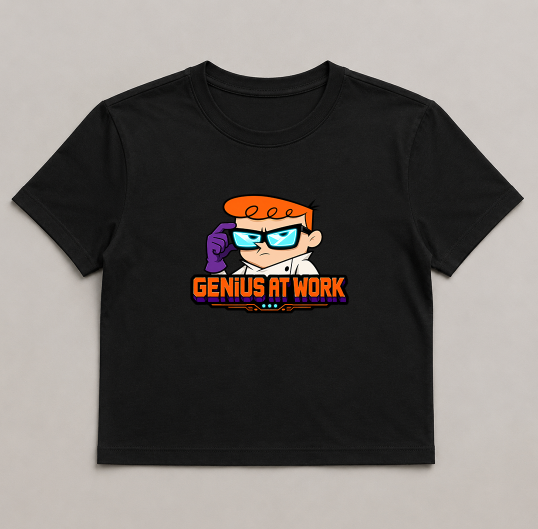 Genius At Work Dexter Boy Genius Lab Retro 90s Cartoon