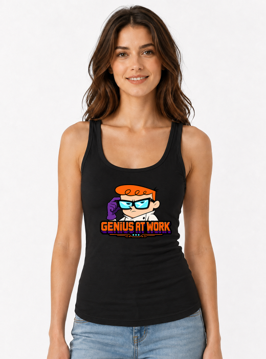 Genius At Work Dexter Boy Genius Lab Retro 90s Cartoon