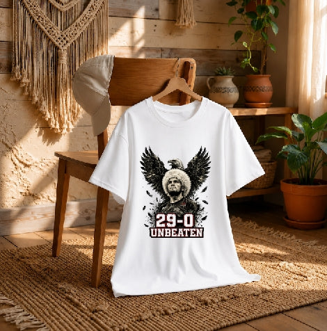 29-0 Unbeaten Eagle Papakha MMA Legend Graphic