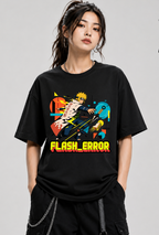 Flash Error Yellow Teleport Ninja Parody Anime Streetwear
