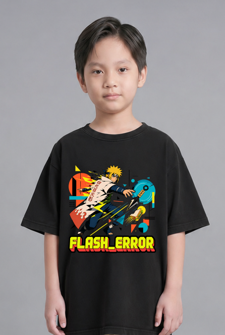 Flash Error Yellow Teleport Ninja Parody Anime Streetwear
