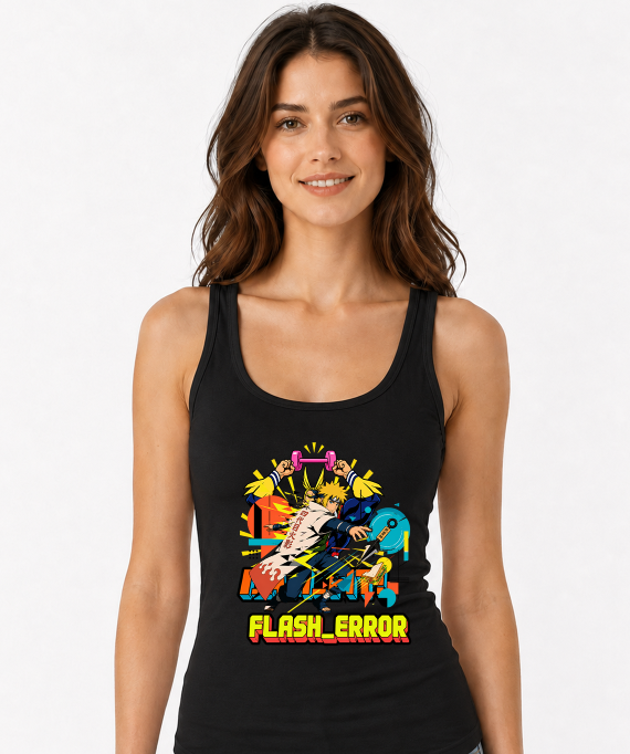 Flash Error Yellow Teleport Ninja Parody Anime Streetwear