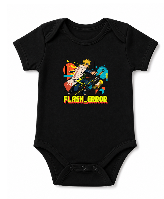 Flash Error Yellow Teleport Ninja Parody Anime Streetwear