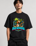 Free Wanderer Banjo Cosmic Space Retro Cartoon