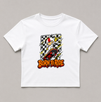 Born To Ride Stunt Skateboard Cartoon Daredevil