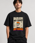 Boy Genius Newspaper Dexter Lab Retro 90s Cartoon Vintage Press