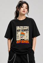 Boy Genius Newspaper Dexter Lab Retro 90s Cartoon Vintage Press