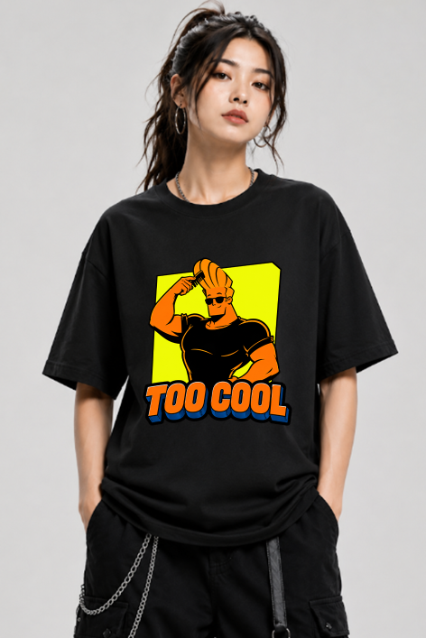 Too Cool Johnny Combing Hair Retro 90s Cartoon Pop Art