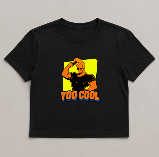 Too Cool Johnny Combing Hair Retro 90s Cartoon Pop Art