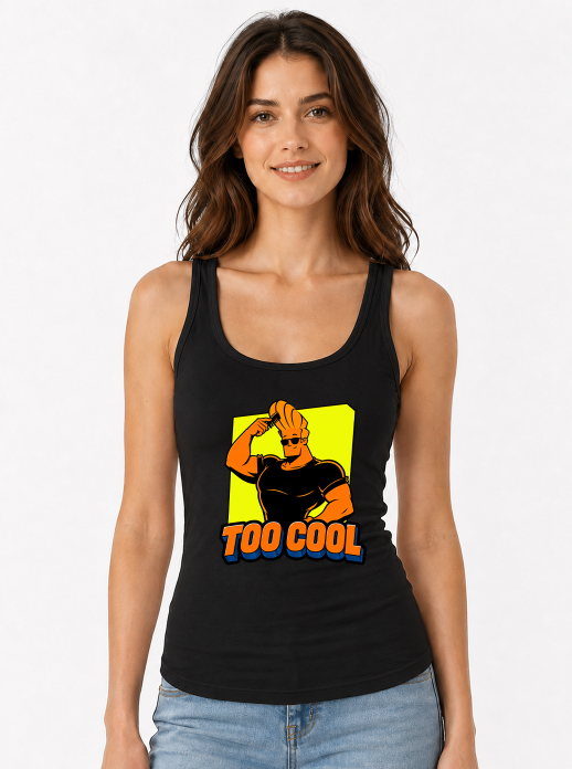 Too Cool Johnny Combing Hair Retro 90s Cartoon Pop Art