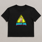 Danger Zone Mandy Grumpy Warning Sign Retro 2000s Cartoon