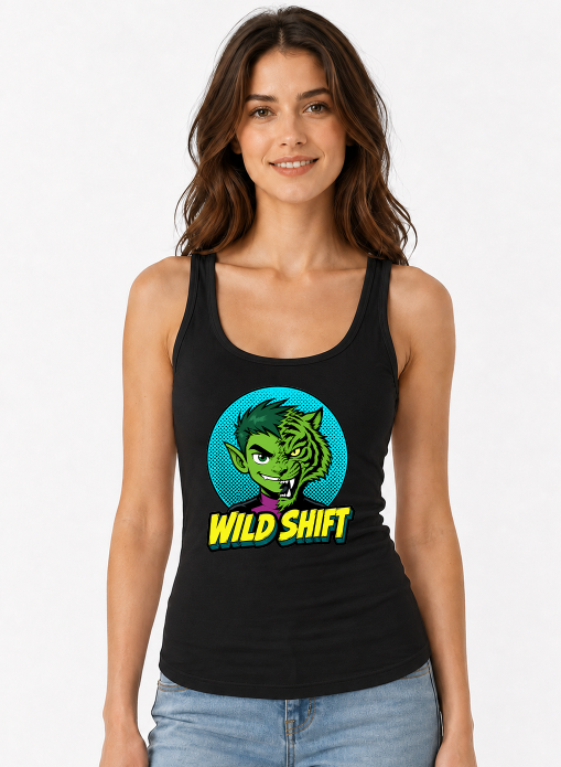 Wild Shift Beast Boy Tiger Shapeshifter Retro Comic 2000s Cartoon