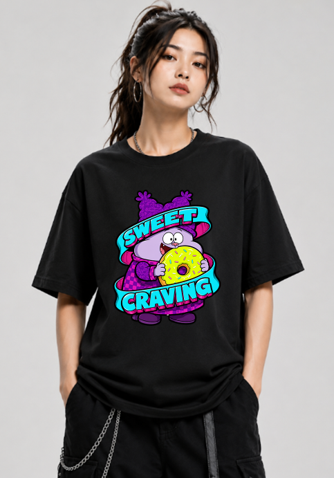 Sweet Craving Chowder Donut Lover Retro 2000s Cartoon