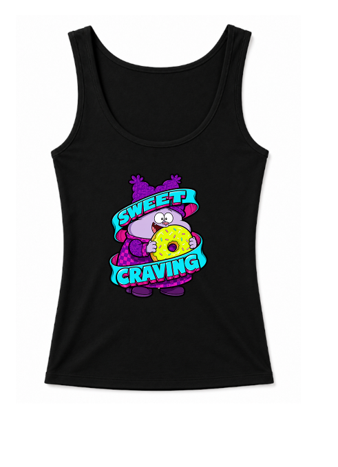 Sweet Craving Chowder Donut Lover Retro 2000s Cartoon