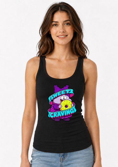 Sweet Craving Chowder Donut Lover Retro 2000s Cartoon