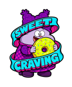 Sweet Craving Chowder Donut Lover Retro 2000s Cartoon