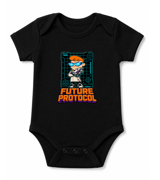 Future Protocol Dexter Cyborg Cyberpunk Retro 90s Cartoon