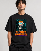 Future Protocol Dexter Cyborg Cyberpunk Retro 90s Cartoon