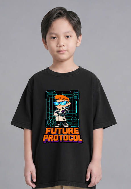 Future Protocol Dexter Cyborg Cyberpunk Retro 90s Cartoon