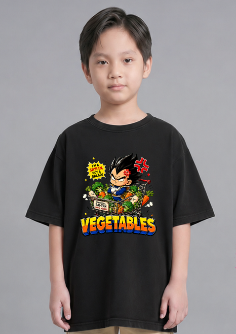 Vegetables Prince of All Saiyans Chibi Funny Anime Streetwear