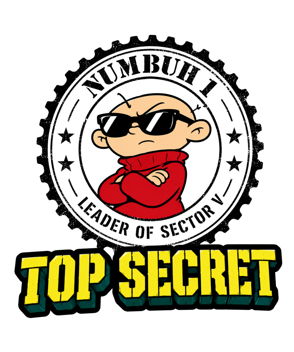 Top Secret Sector Leader Retro Cartoon Operative
