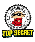 Top Secret Sector Leader Retro Cartoon Operative