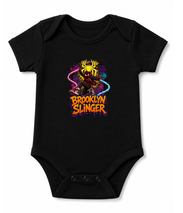 Brooklyn Slinger Miles Street Art Web Graffiti Retro Superhero