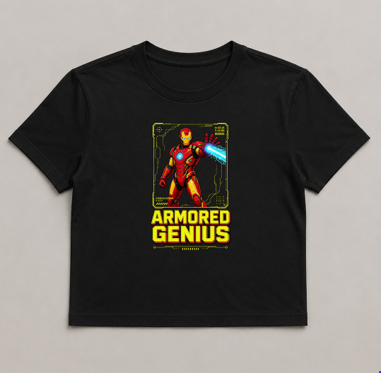 Armored Genius Tech Blueprint Repulsor Beam Superhero Comic Art