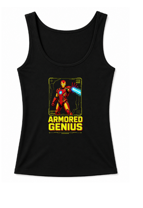 Armored Genius Tech Blueprint Repulsor Beam Superhero Comic Art