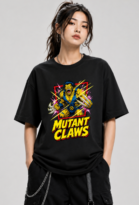 Mutant Claws Berserker Wolverine Retro Comic Book 90s Action
