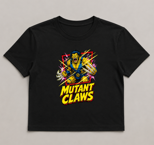 Mutant Claws Berserker Wolverine Retro Comic Book 90s Action