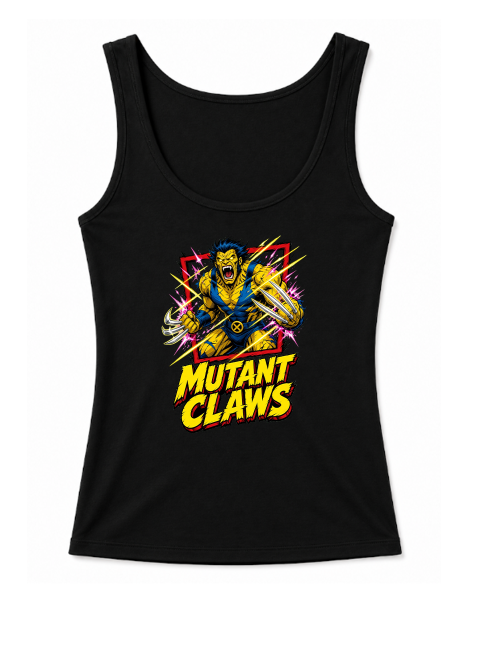 Mutant Claws Berserker Wolverine Retro Comic Book 90s Action