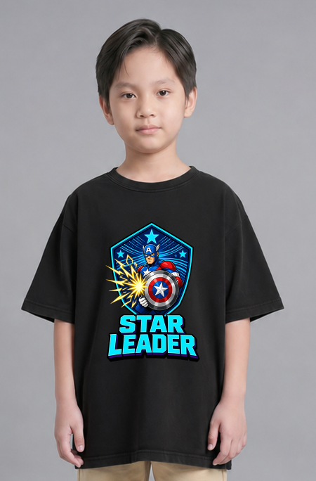 Star Leader Patriotic Super Soldier Vibranium Shield Retro Comic Hero