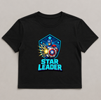 Star Leader Patriotic Super Soldier Vibranium Shield Retro Comic Hero