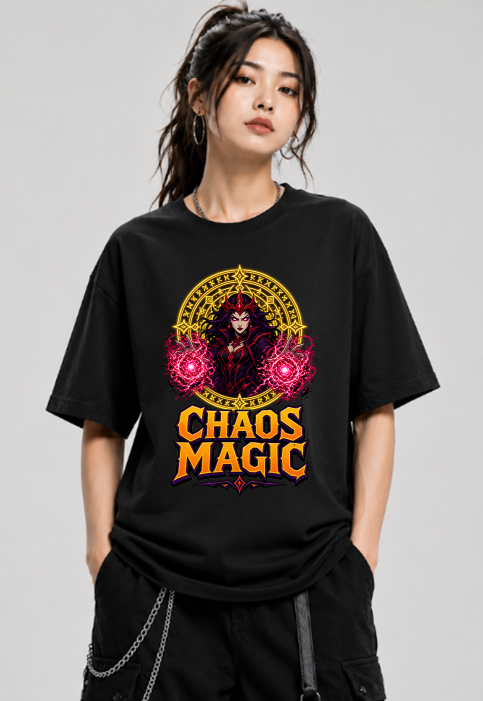 Chaos Magic Scarlet Witch Sorceress Dark Fantasy Retro Comic