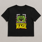 Unstoppable Rage Green Monster Smash Retro Comic Superhero