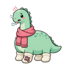 Cozy Sick Dino