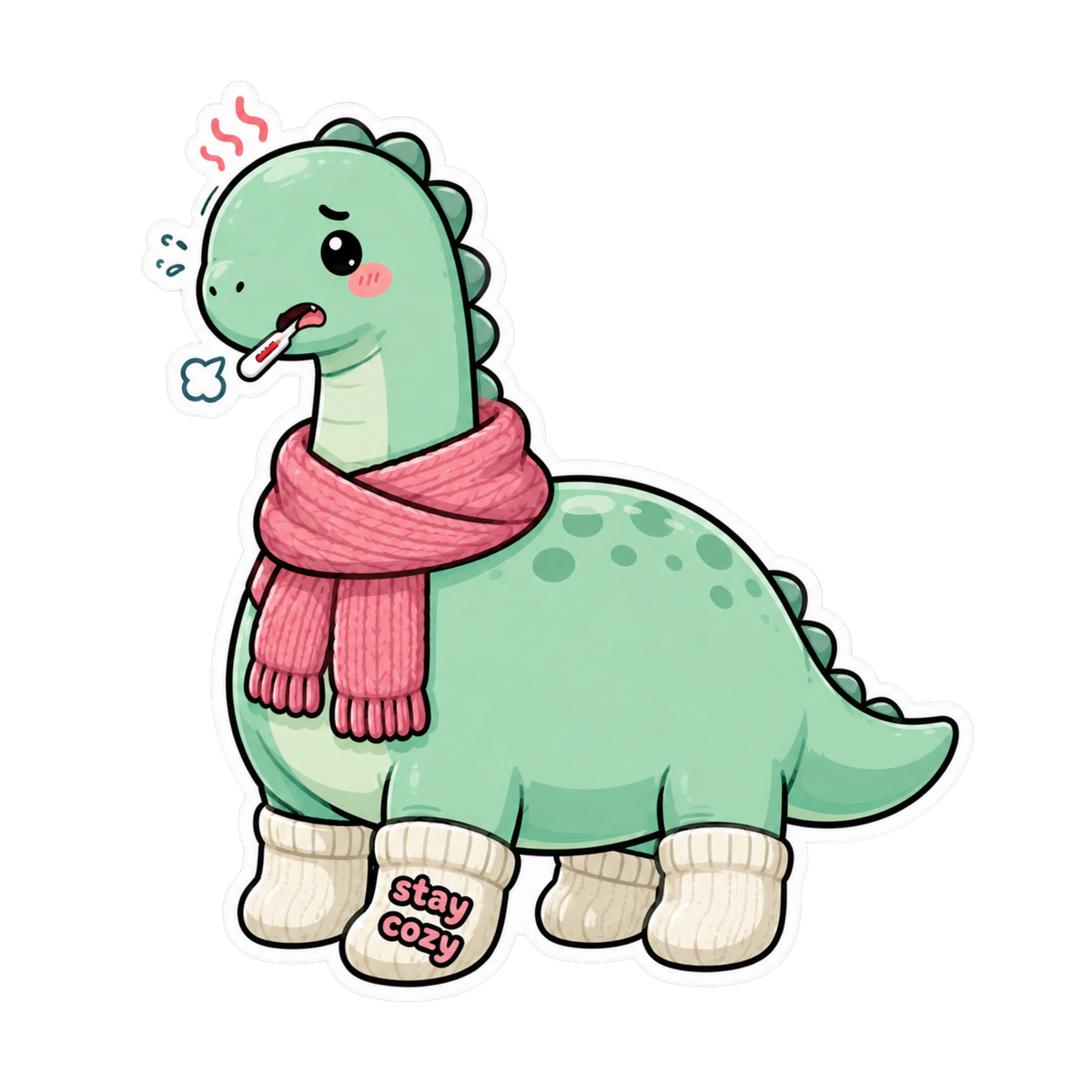 Cozy Sick Dino