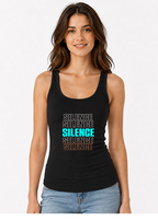 Silence Repeated Aesthetic Retro Cyberpunk Typography Introvert Streetwear
