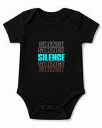 Silence Repeated Aesthetic Retro Cyberpunk Typography Introvert Streetwear